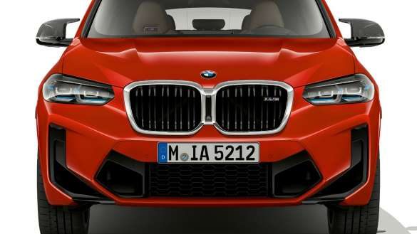 BMW X4 M F98 LCI Facelift 2021 Toronto Rot metallic Frontdesign Frontansicht